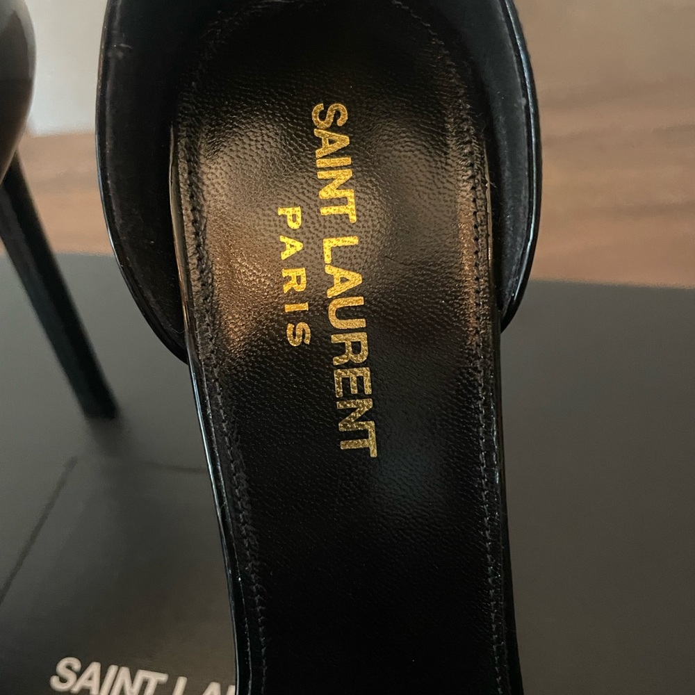 SOLD Saint Laurent Crystal Sandals - Picture 6 of 10